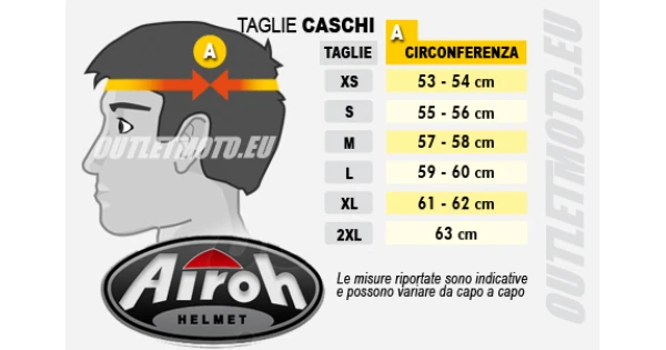 CASCA AIROH TWIST 2.0 MASK MATT XL